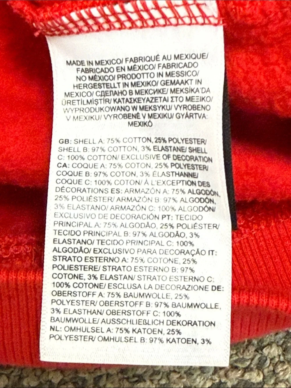 The North Face Men's Hoodie Medium Gray Logo Pullover Sweatshirt.